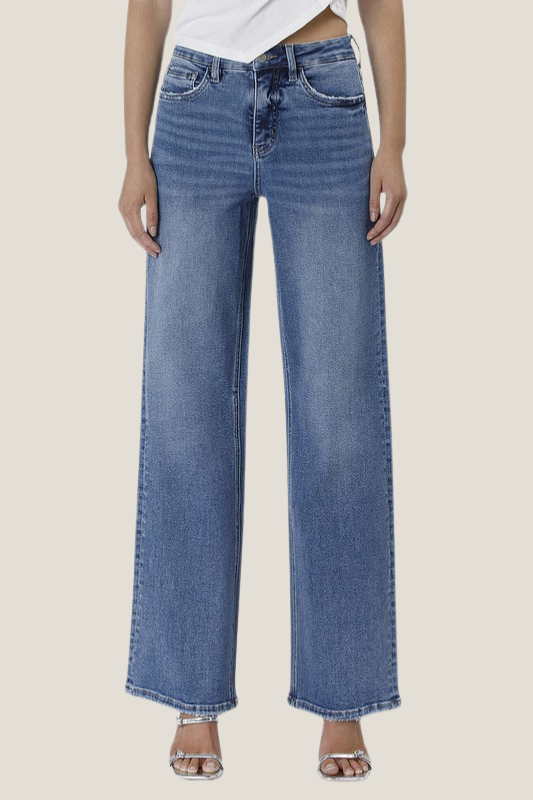 VERVET: Wide Leg Jean