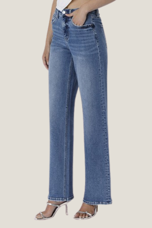 VERVET: Wide Leg Jean