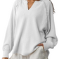 Amazon- Waffle knit Loose Fitted Top