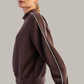 Piper Piping Mock Neck Sweatshirt