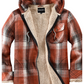 Amazon-Plaid Hooded Jackets Sherpa Lined Hoodies (more colors)