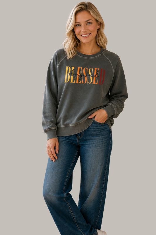 Blessed Mineral Wash Sweatshirt