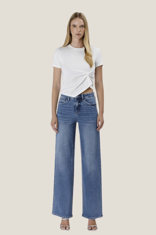 VERVET: Wide Leg Jean