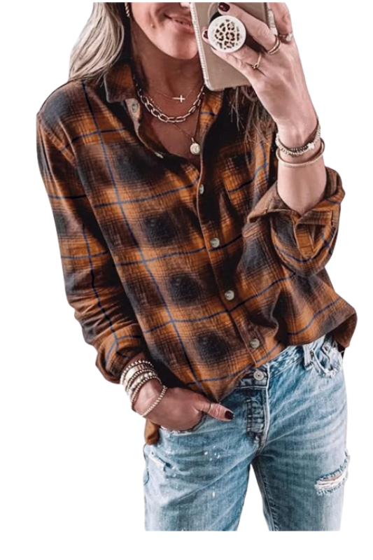 Amazon- Plaid Flannel Shirt (Several colors)