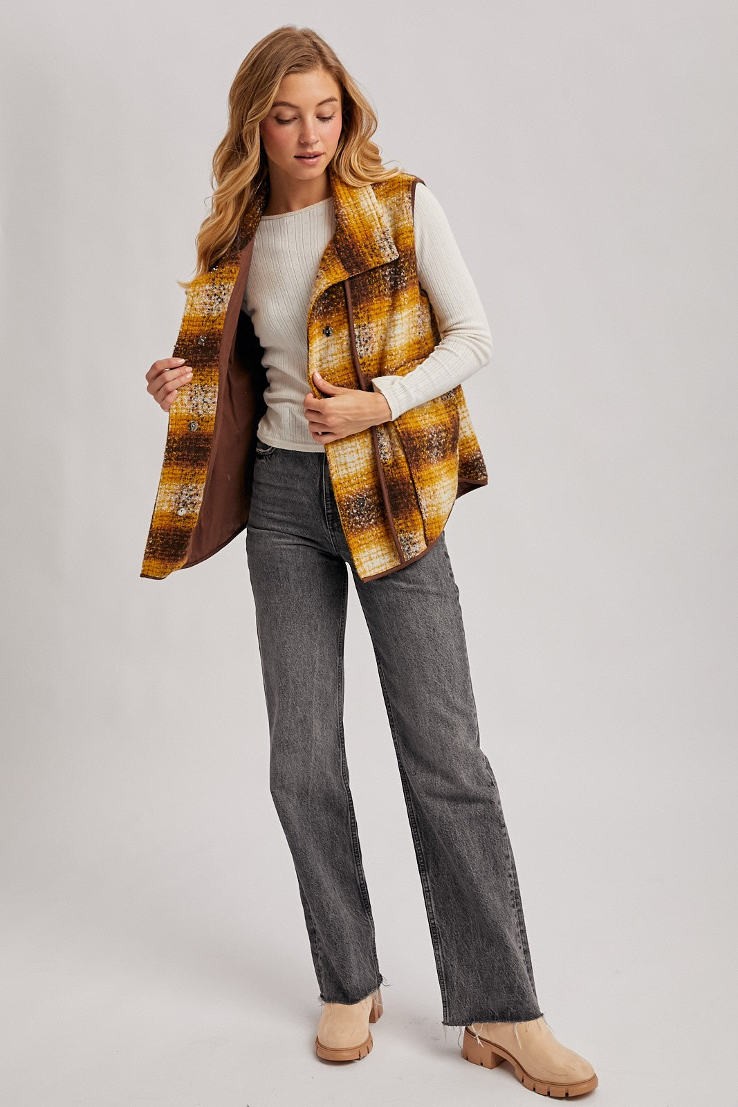 Aspen Plaid Vest
