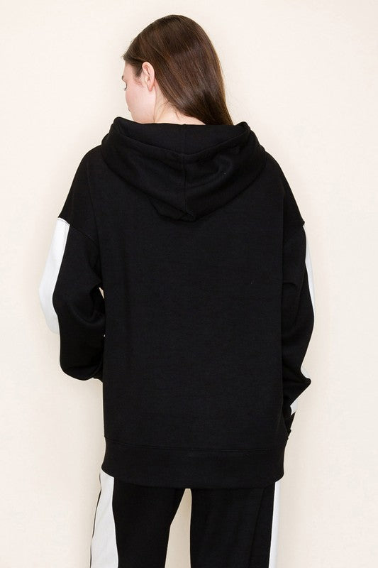 Side Stripe Hoddie