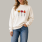 Fall Leaves Mock Neck Sweatshirt