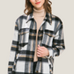 Plaid Button Up Shacket