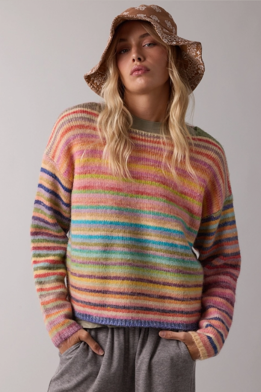 Sunset Stripe Sweater