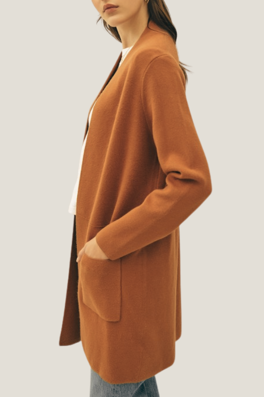 Juliet Sweater Cardigan (Caramel)