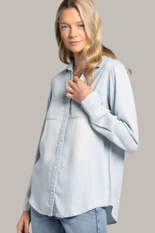 Top And Thread Thread and Supply: Ginger Stripe Top – BoutiqueLL