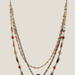 Justina Magnetic Necklace (Red Jasper)