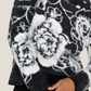 LIVERPOOL: Long Sleeve Floral Crewneck Sweater