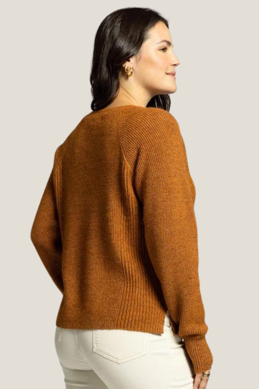 THREAD & SUPPLY: Marigold Sweater (Heather Orange)