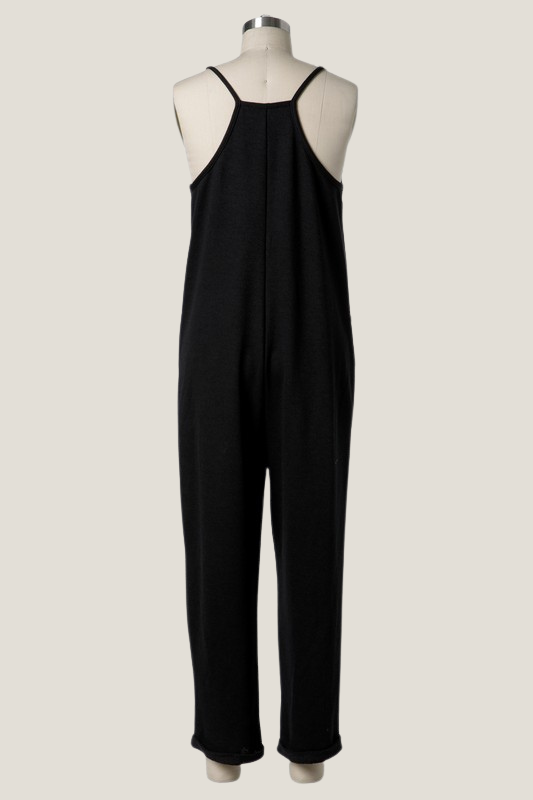 French Terry Knit Jumpsuit