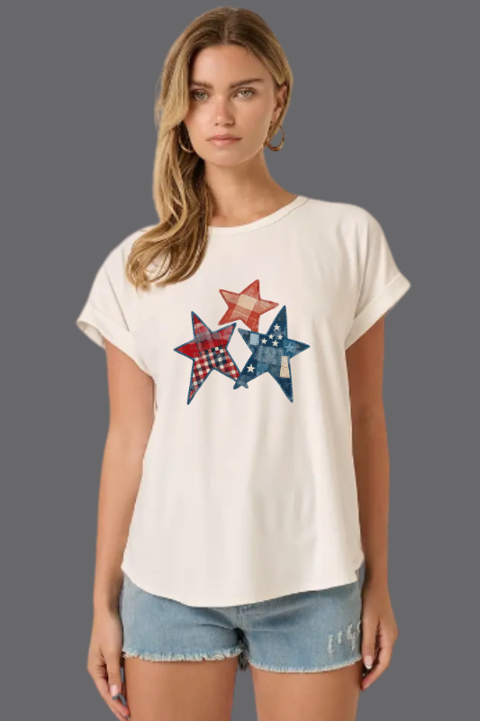 Star 4th of July Tee