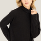 Lightweight Layering Turtleneck (Black)