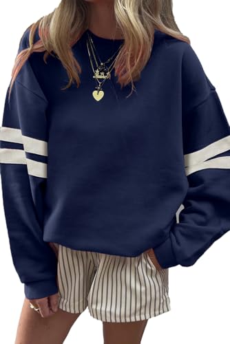 Amazon-Striped Oversized Sweatshirt (more colors)