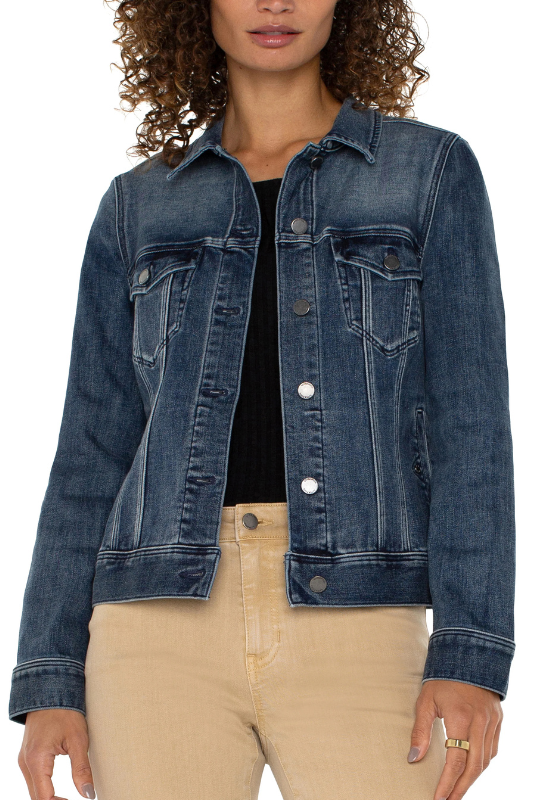 LIVERPOOL: Classic Jean Jacket (Ponderay)