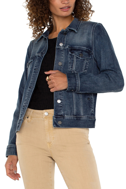 LIVERPOOL: Classic Jean Jacket (Ponderay)