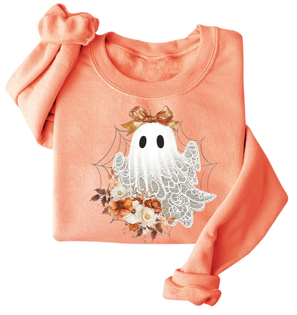 Amazon-Halloween Lace Ghost Sweatshirt (more colors)