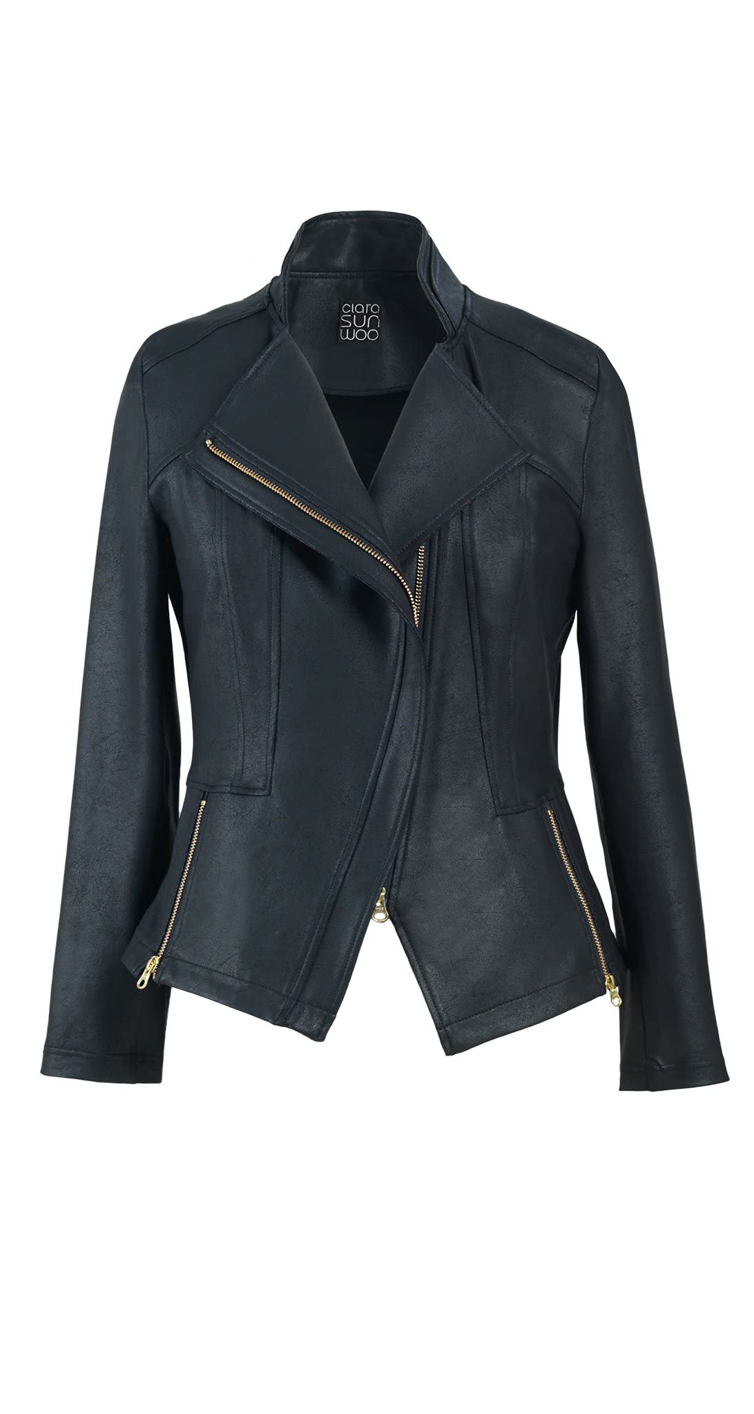Clara Sunwoo Liquid Leather Jacket  (Several Colors)