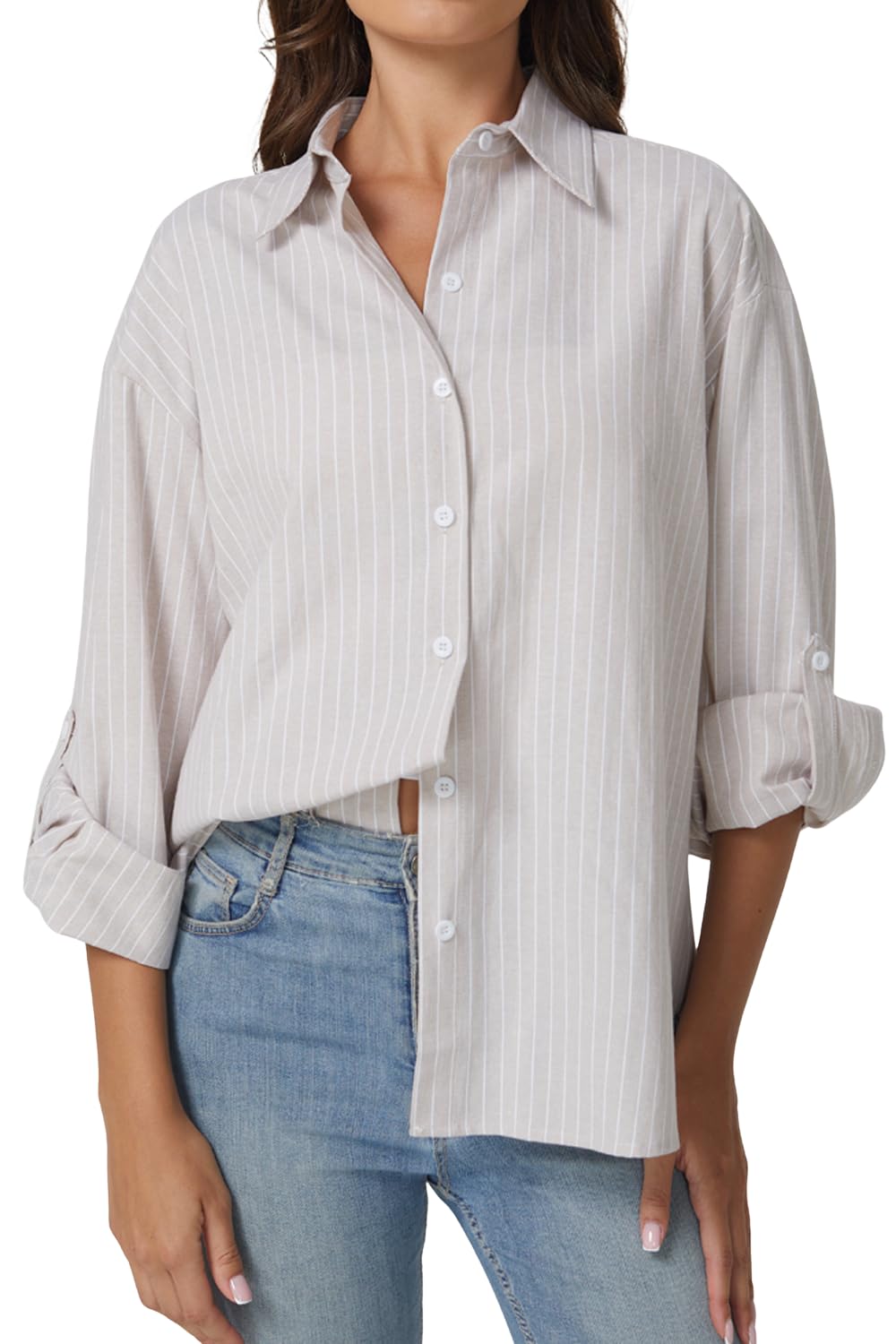 Amazon- Oversized Button Down Shirt