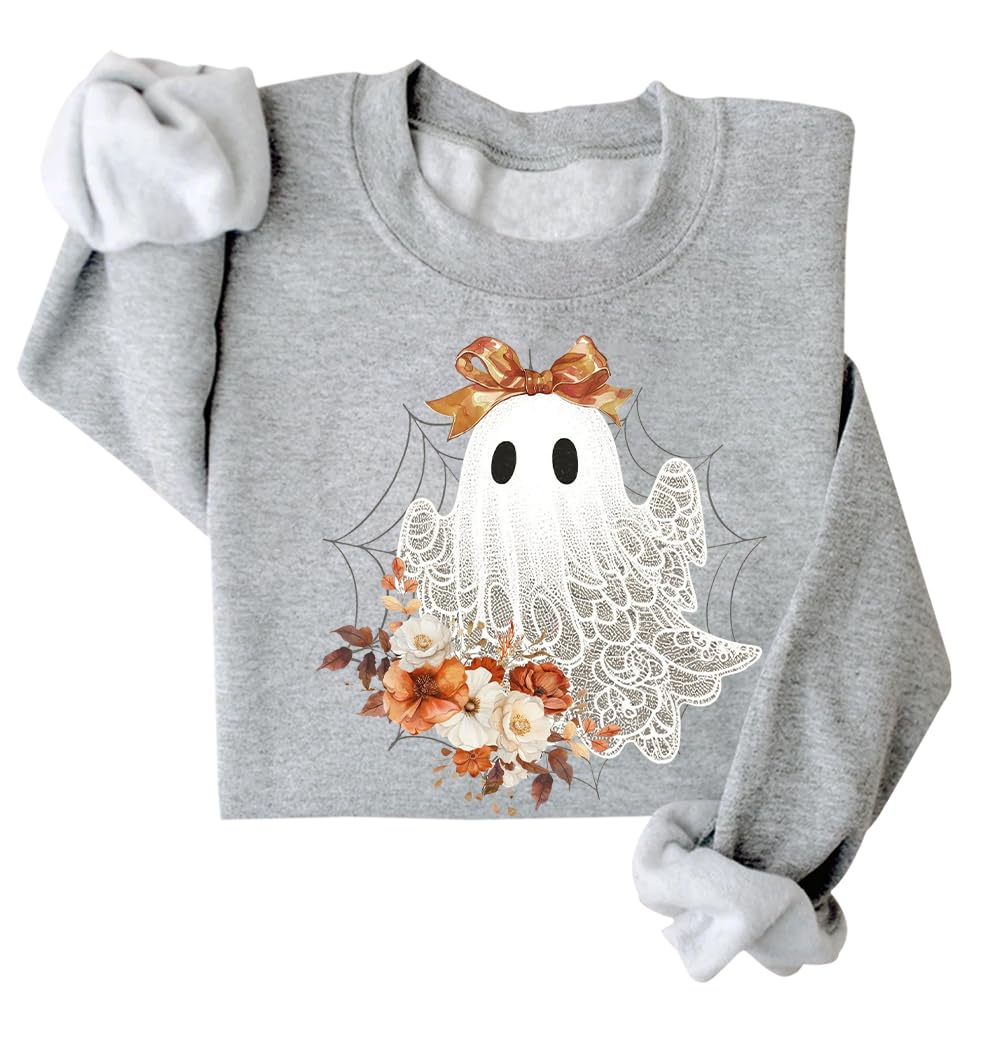Amazon-Halloween Lace Ghost Sweatshirt (more colors)