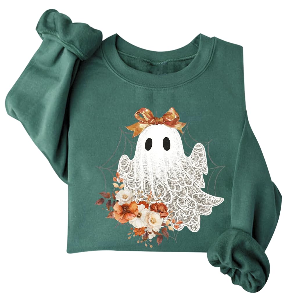 Amazon-Halloween Lace Ghost Sweatshirt (more colors)