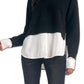 Amazon- ELAN Women's Long Sleeve Sweater Shirt