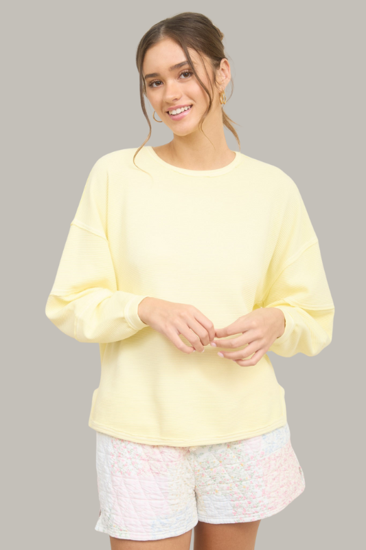 Spring Ribbed Top
