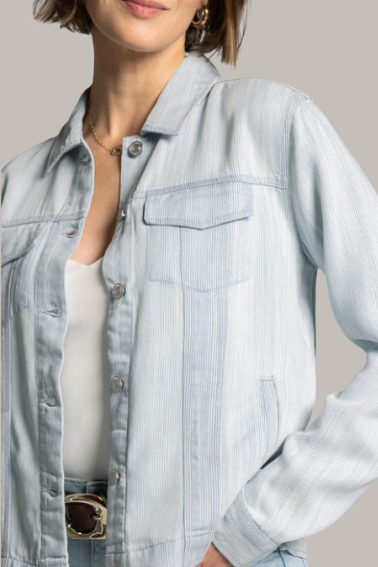 THREAD & SUPPLY: Jackie Jacket (Mia Pinstripe)