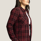 THREAD & SUPPLY:  Burgundy Plaid Lewis Top