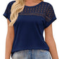 Amazon- Lace Crewneck Top (several colors)