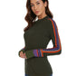Amazon- Fair Isle Trim Long Sleeve Sweater (more colors)