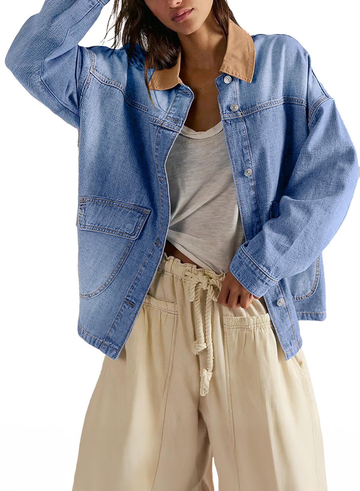 Amazon-Boyfriend Denim Barn Jacket (more colors)