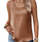 Amazon- Silk Satin Tank Tops