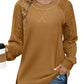 Amazon-Mixed Fabric Top (several colors)