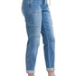Amazon-Judy Blue Women's Cargo Jogger Denim Jeans