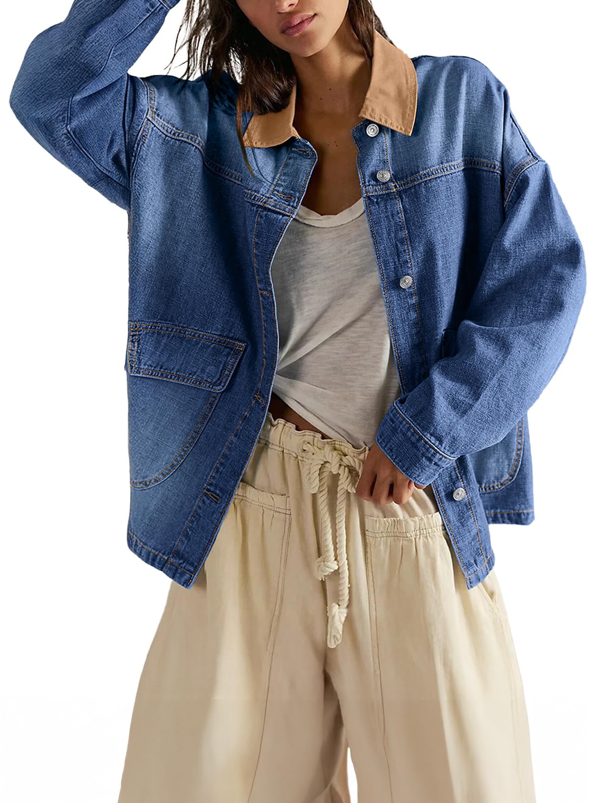 Amazon-Boyfriend Denim Barn Jacket (more colors)
