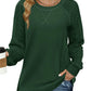 Amazon-Mixed Fabric Top (several colors)