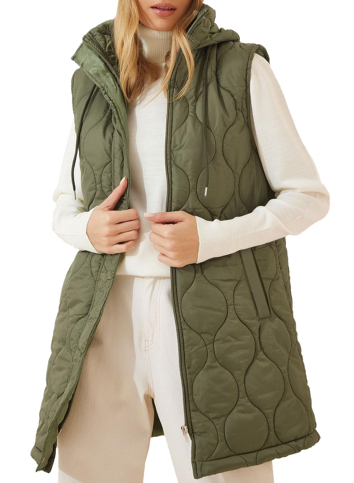 Amazon-Long Puffer Vest (more colors)