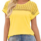 Amazon- Lace Crewneck Top (several colors)