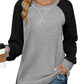 Amazon-Mixed Fabric Top (several colors)
