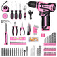 Amazon-Tool kit with 12V Cordless Drill Set