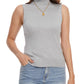 Amazon-Sleeveless Knit Mock Neck (more colors)