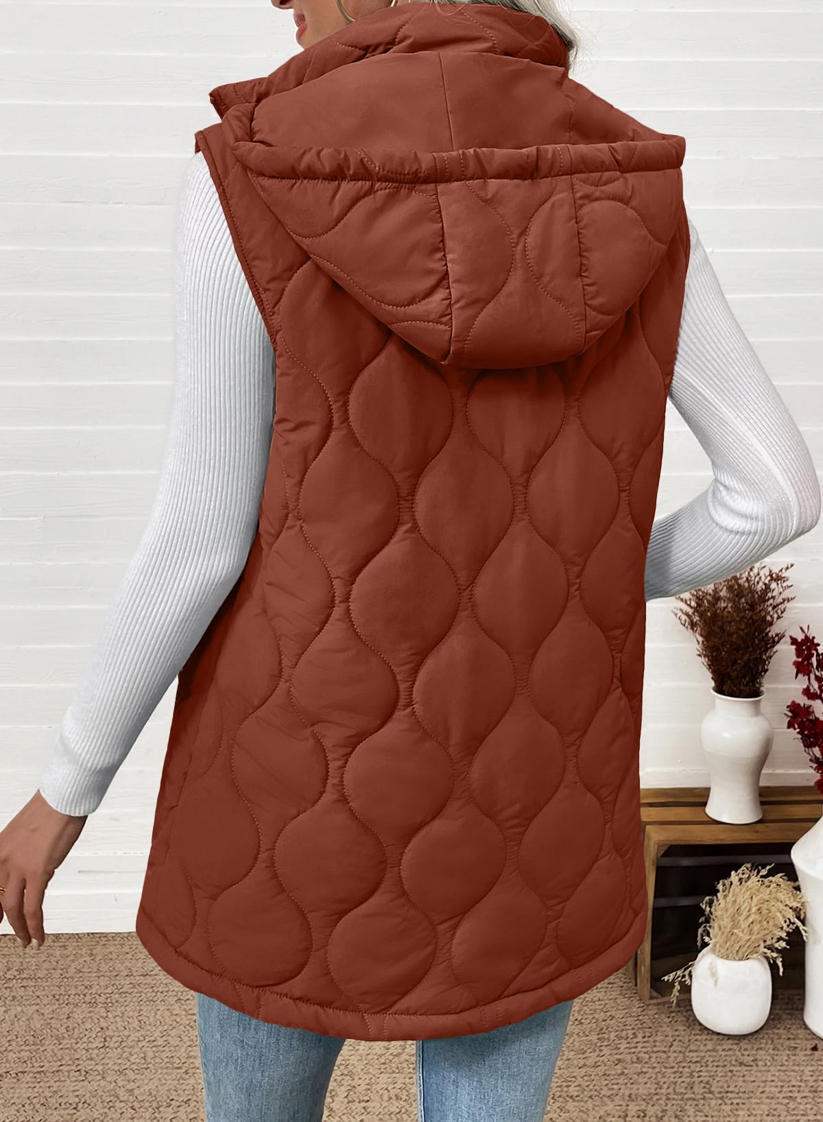 Amazon-Long Puffer Vest (more colors)
