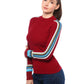 Amazon- Fair Isle Trim Long Sleeve Sweater (more colors)