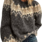 Amazon-Knitted Fair Isle Sweater (Several Colors)