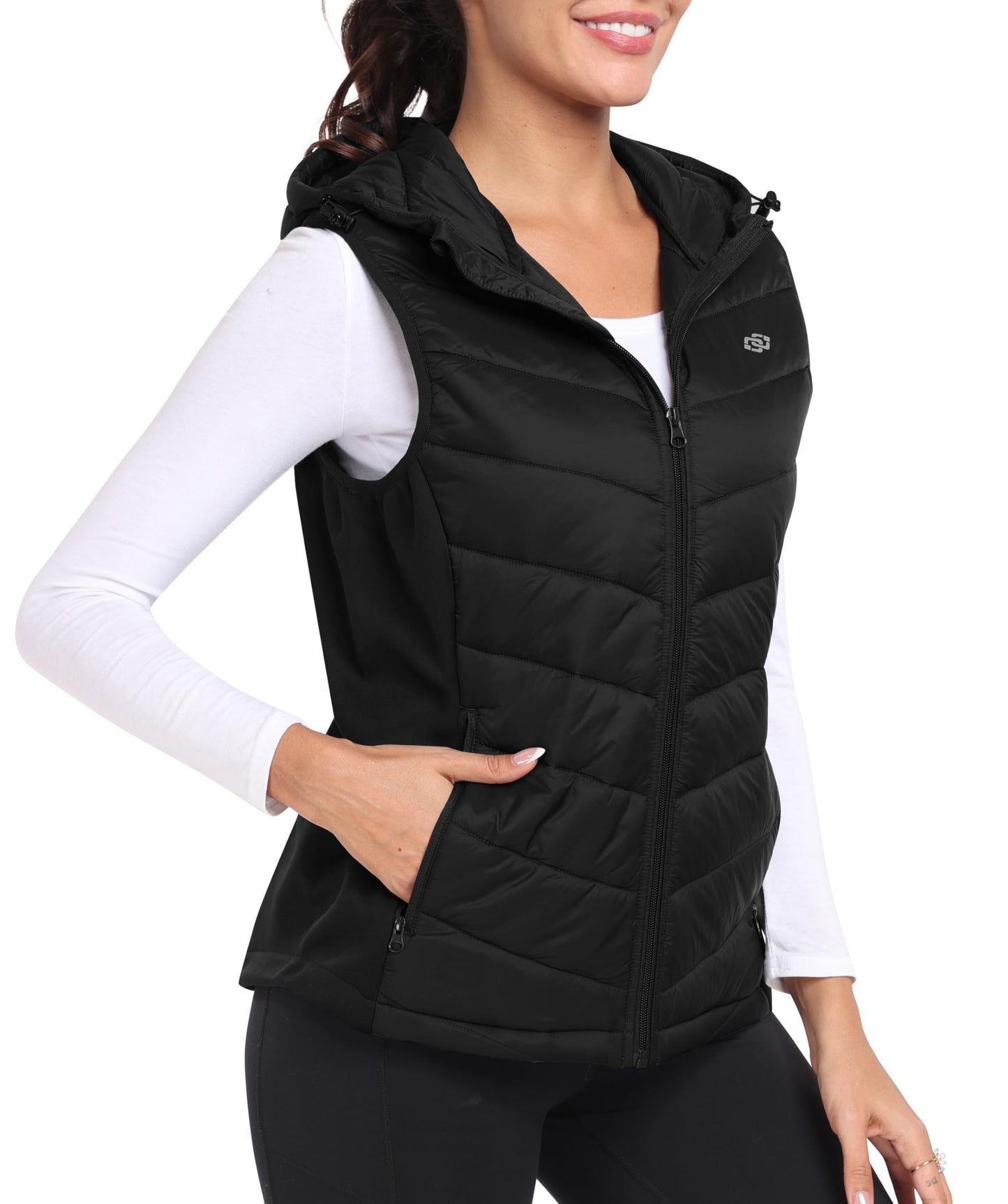Amazon-Puffer Softshell Hooded Lightweight Down Vest
